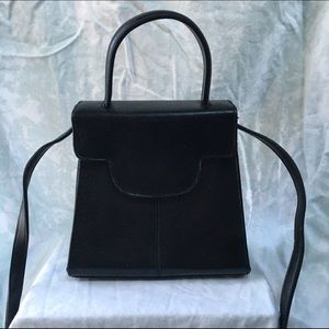 Small Structured Black Handbag